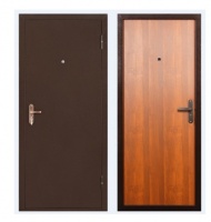 Дверь входная СПЕЦ-2050х950 правая цвет итальянский орех антик медь