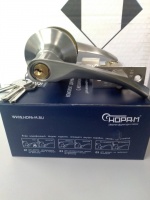 Ручка-защёлка ЗВ-2-01 Нора-М матовый никель