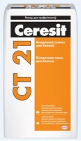 Кладочная смесь Ceresit CT 21, для блоков, 25кг