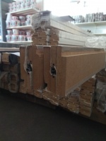 Дверная коробка 100x26 МДФ (без уплотнителя/с уплотнителем)  Юнидорс Магнолия (ассортимент)