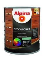 Защитно-декоративный состав Alpina Лессировка (0,75мл, сосна) Защитно-декоративный состав Alpina Лессировка (0,75мл, сосна)