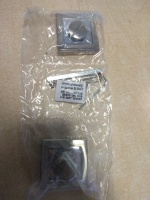 Фиксатор дверной защелки сантехнический (квадратный) Lockit E8 SN/PC хром