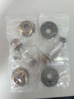 Фиксатор дверной защелки сантехнический (круглый) WC Arni AB бронза