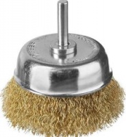 Щётка-крацовка со стержнем из витой проволоки 6мм / 65мм "AJKA"