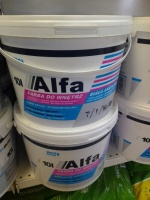 Краска акриловая АЛЬФА  белая 10 л