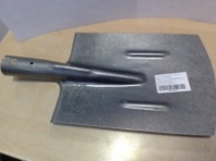 Лопата Лидер копальная прямая рельсовая сталь без черенка 