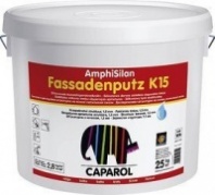 Штукатурка силиконовая Caparol Amphisilan Fassadenputz K15, 25кг. Штукатурка силиконовая Caparol Amphisilan Fassadenputz K15, 25кг.