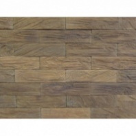 Декоративный камень Кирпич древесный КД-004 светло-коричневый с травлением, 0,69 м2