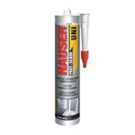 Герметик силиконовый Hauser UNI универсальный, белый 260мл. Герметик силиконовый Hauser UNI универсальный, белый 260мл.