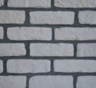 Декоративный камень Кирпич средневековый КС-001 белый, 0,85 м2