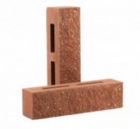 Кирпич облицовочный пустотелый узкий, цвет клинкер 