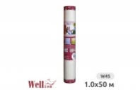 Стеклохолст Wellton, плотность 45 г/м2. Рулон 50м2.