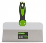 Шпатель из нержавейки AL - резиновая ручка 150мм x 90мм "AJKA" Шпатель из нержавейки AL - резиновая ручка 150мм x 90мм "AJKA"