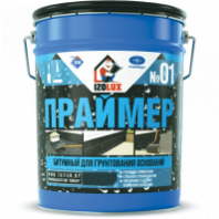 Праймер битумный IzoLUX №01, ведро 16кг (20л)