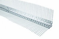 Уголок штукатурный алюминиевый с сеткой 0,25х18,5х3000мм.