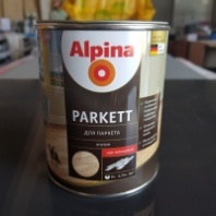 (У) Лак алкидн. Alpina Для паркета (Alpina Parkett) глянцевый 750 мл / 0,683 кг
