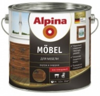 (У) Лак алкидн. Alpina Для мебели (Alpina Moebel) глянцевый 2,5 л / 2,275 кг (У) Лак алкидн. Alpina Для мебели (Alpina Moebel) глянцевый 2,5 л / 2,275 кг