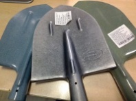 Лопата штыковая Лидер остроконечная рельсовая сталь без черенка 