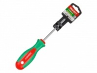 Отвертка + №2 100мм PH ВОЛАТ (крестовая Phillips, двухкомп. рукоятка)арт.18040-210