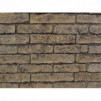 Декоративный камень Кирпич вулканический КВ-005 коричневый с травлением, 0,51 м2