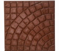 Плитка тротуарная "Бавария" красная 400х400х50 мм Плитка тротуарная "Бавария" красная 400х400х50 мм