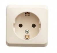 РОЗЕТКА 1-АЯ С ЗАЗЕМЛЕНИЕМ PC16-003K