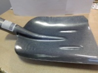 Лопата Лидер совковая прямая с ребрами жесткости рельсовая сталь без черенка