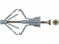 Дюбель бабочка с шурупом HausHalt 10х50 мм(упаковка 4шт.). Дюбель бабочка с шурупом HausHalt 10х50 мм(упаковка 4шт.).