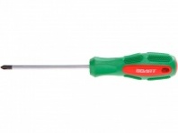 Отвертка "+" №1 100мм PH ВОЛАТ (крестовая Phillips, двухкомп. рукоятка Anti-Slip), арт.17040-110