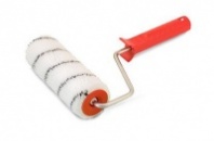 Ролик 18см, ядро 48мм, полиэстер 12, черн.полосы, ручка, Чехия 