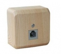 РОЗЕТКА ТЕЛЕФОННАЯ RJ 11 TELA-001D