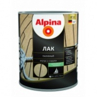 Лак АУ Alpina палубный шелковисто-матовый, бесцветный 0,75 л Лак АУ Alpina палубный шелковисто-матовый, бесцветный 0,75 л