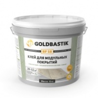 Клей для модульных покрытий «GOLDBASTIK BF 58» 13 кг. (для впитывающих и невпитывающих оснований).