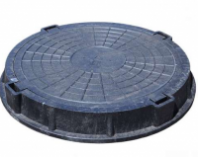 Люк круглый садовый малый (чёрный) полимерно-композитный Люк круглый садовый малый (чёрный) полимерно-композитный