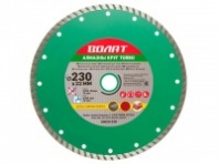 Алмазный круг 230х22 мм универсальный Turbo ВОЛАТ (сухая и мокрая резка)