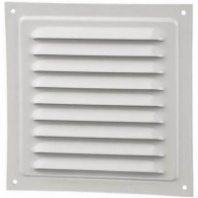 Вентиляционная решетка квадратная металлическая Вентс МВМ 125с (БЕЛАЯ)