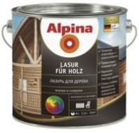 (У) Лазурь Alpina Аква акриловая для дерева (Alpina Aqua Lasur fuer Holz) Эбеновое дерево 10 л (У) Лазурь Alpina Аква акриловая для дерева (Alpina Aqua Lasur fuer Holz) Эбеновое дерево 10 л
