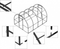 Удлинение к теплице Садовод "Элит ОТ" (2 метра)