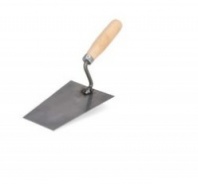 Кельма (шпатель) трапецевидный нержавеющий 160 мм "AJKA" Кельма (шпатель) трапецевидный нержавеющий 160 мм "AJKA"