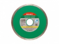 Алмазный круг 125х22 мм по керамике сплошн. ВОЛАТ (мокрая резка) 